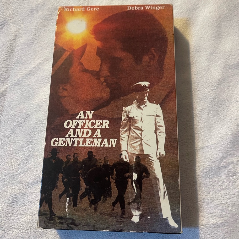 Iconic Vintage VHS Tape of An Officer and A Gentleman